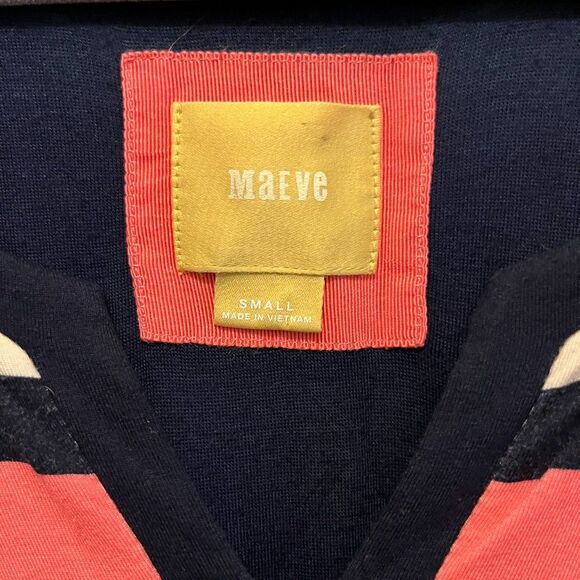 MAEVE Anthropologie Striped Sleeveless Layered Sun Dress   Women's Size Small - Picture 4 of 9